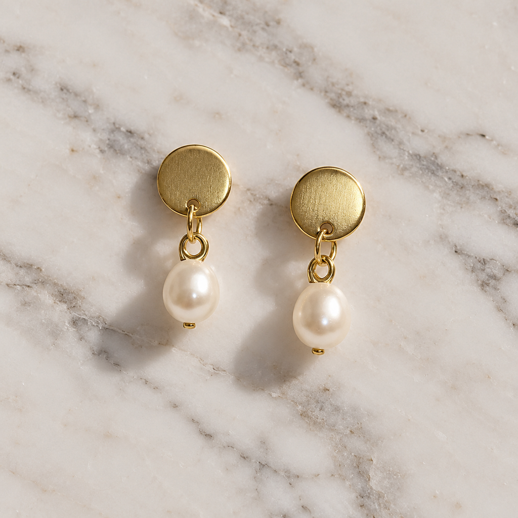 Pearl Stud Earrings