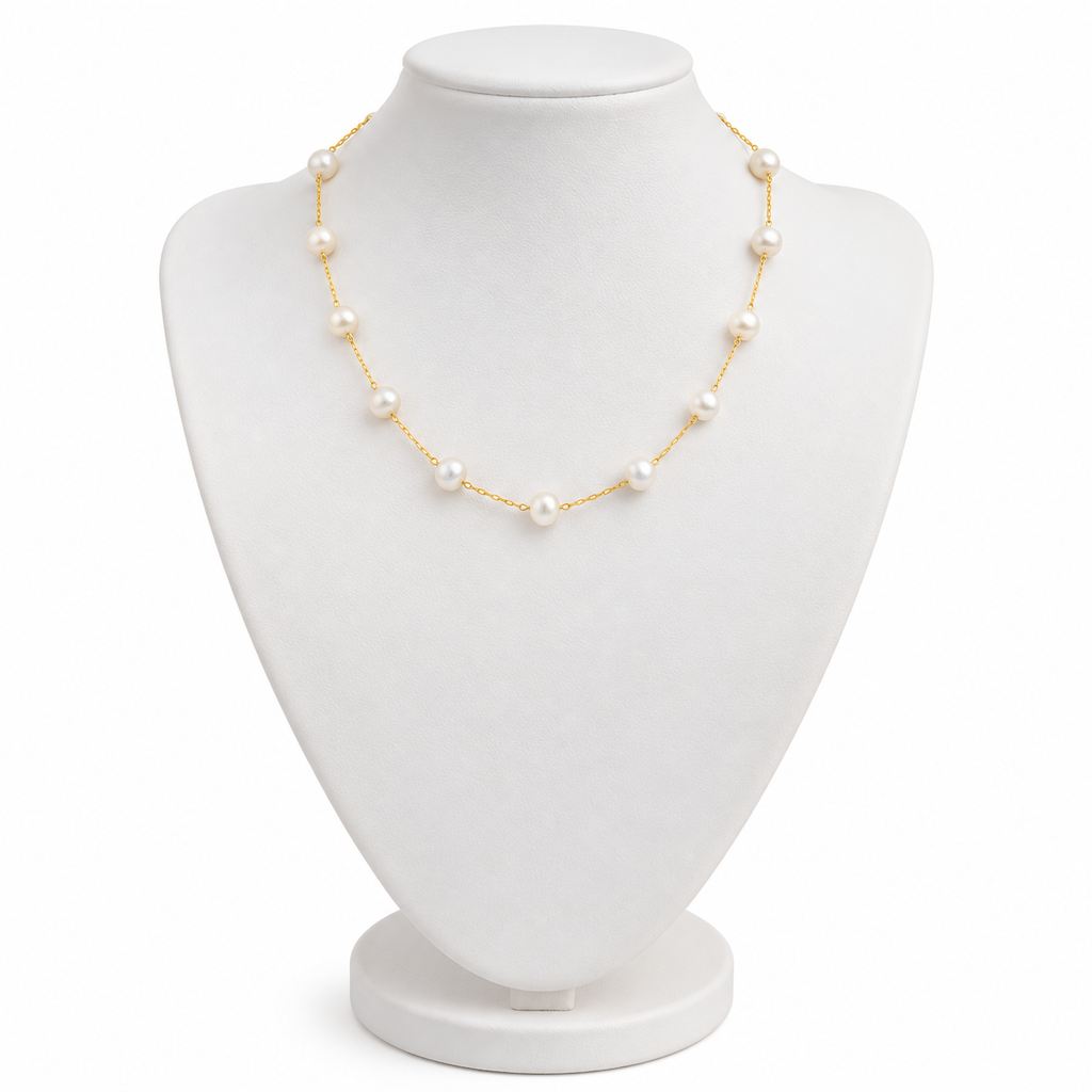 First Piece Necklace Pearl