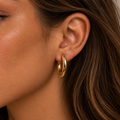 Stainless Steel 3mm Thick Hoops Sleepers