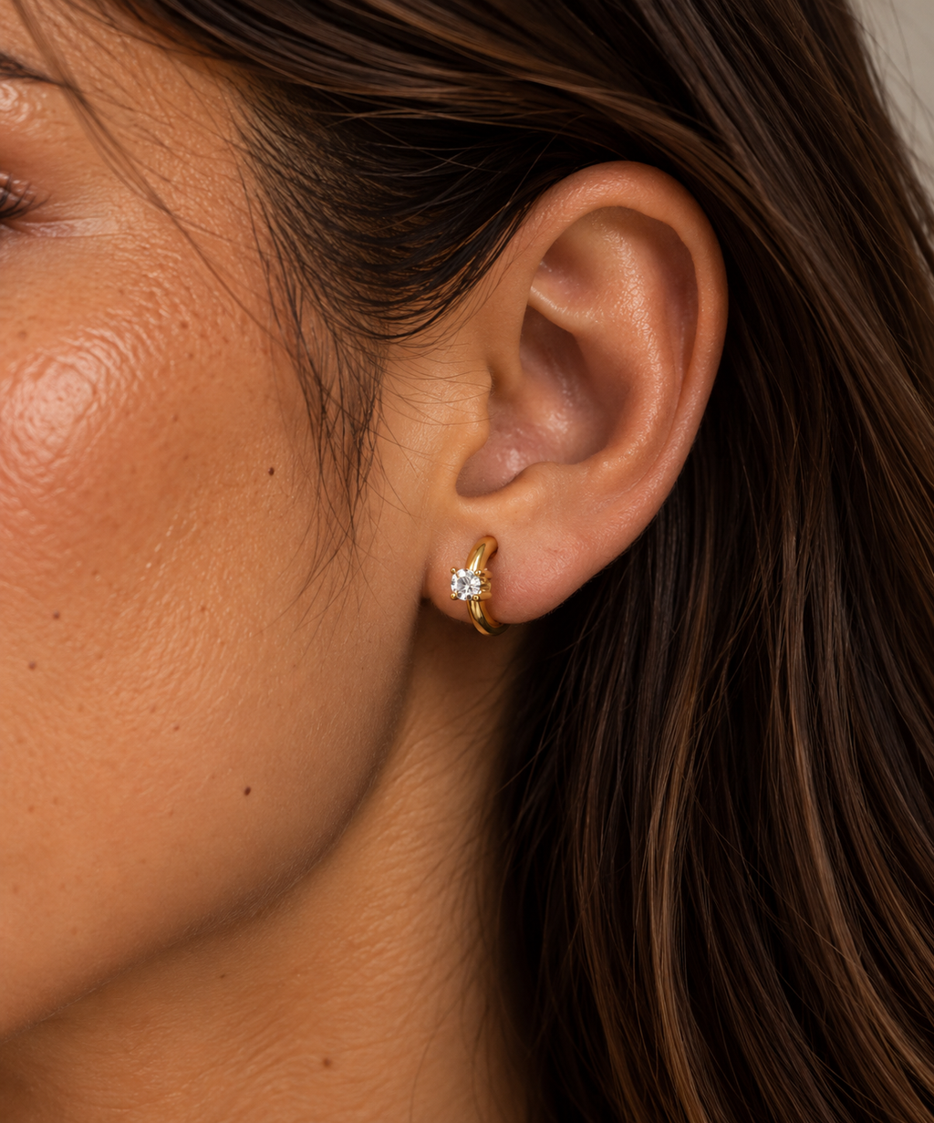 Alyssa Huggie Earrings