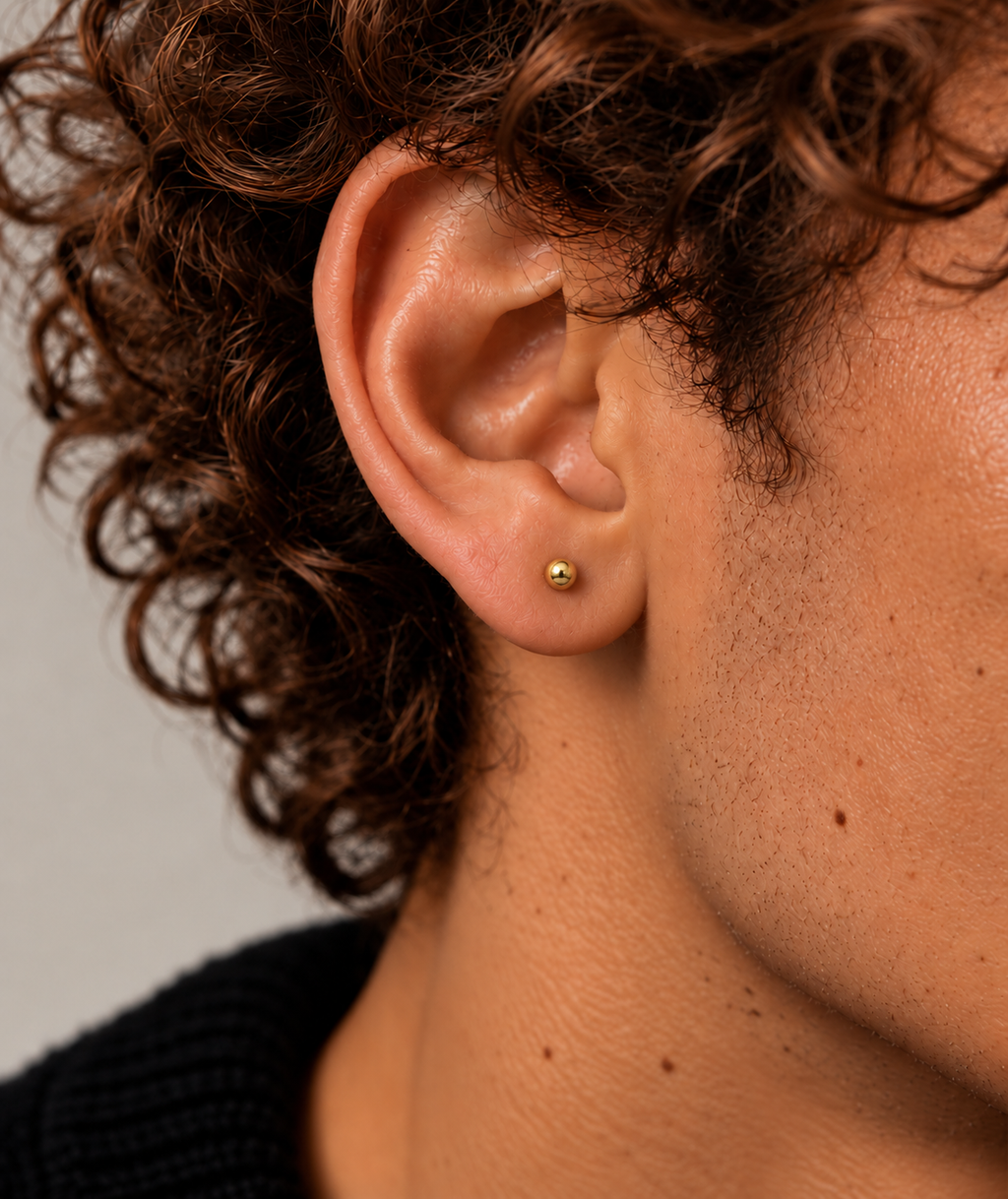 2mm Gold Ball Studs