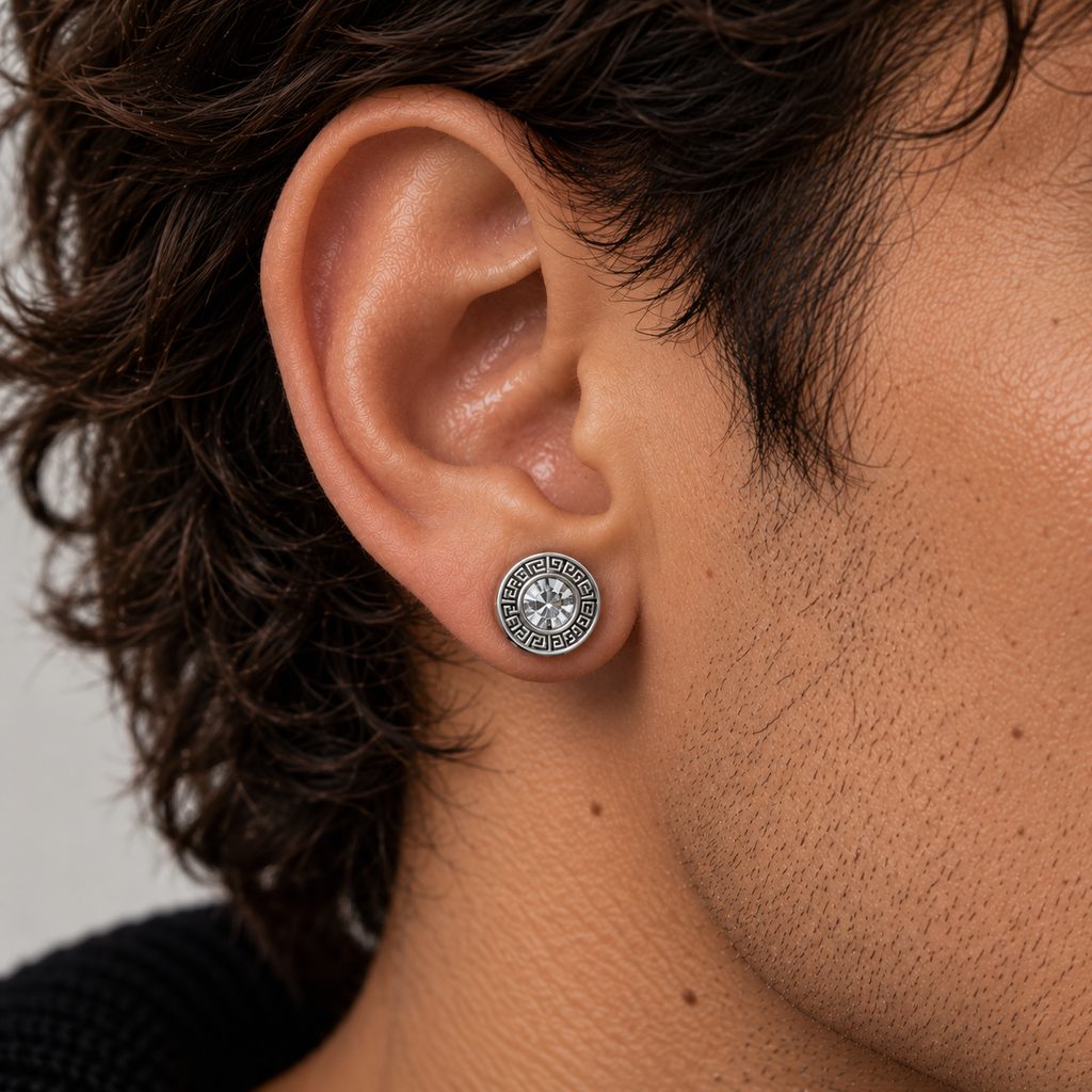 Greek Key Earrings