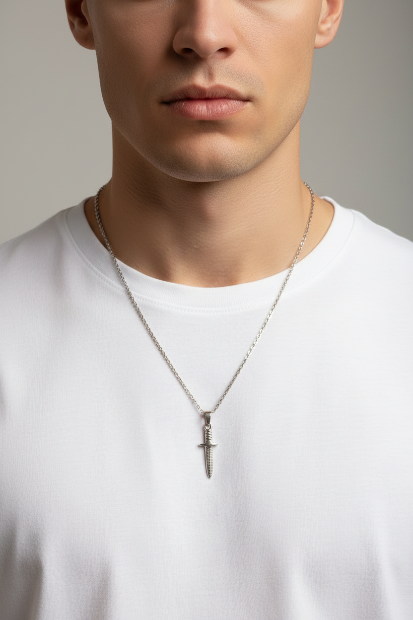 Dagger Charm Necklace
