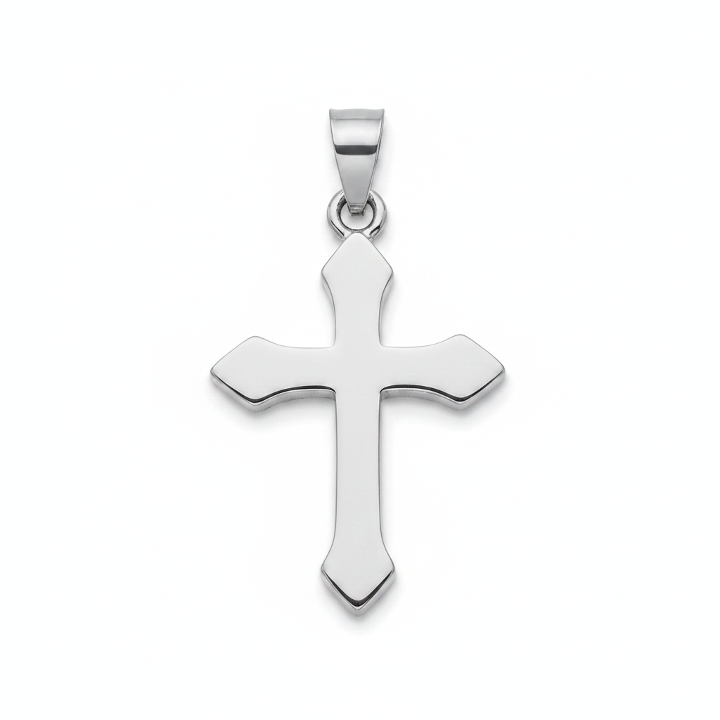 Small Cross Orthodox Style 2 Plain