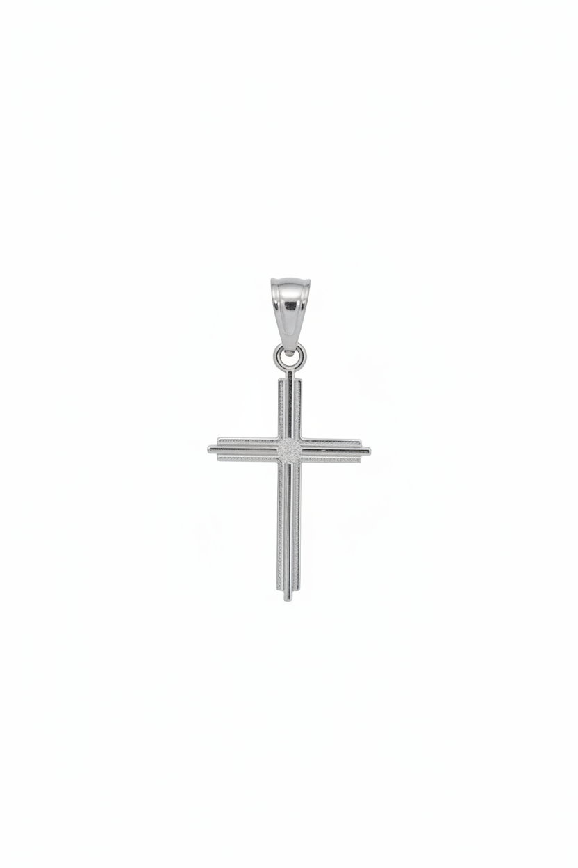 Small Cross Style 3 Line