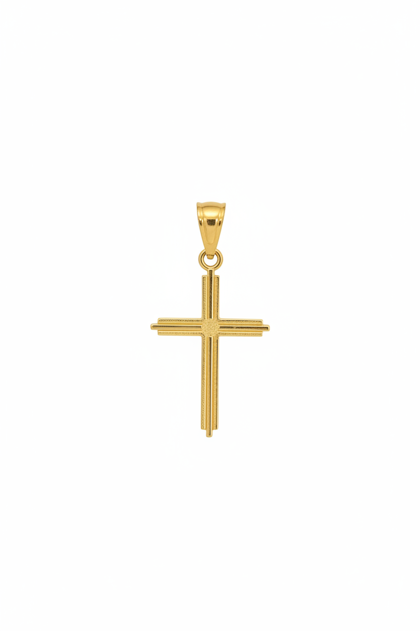 Small Cross Style 3 Line