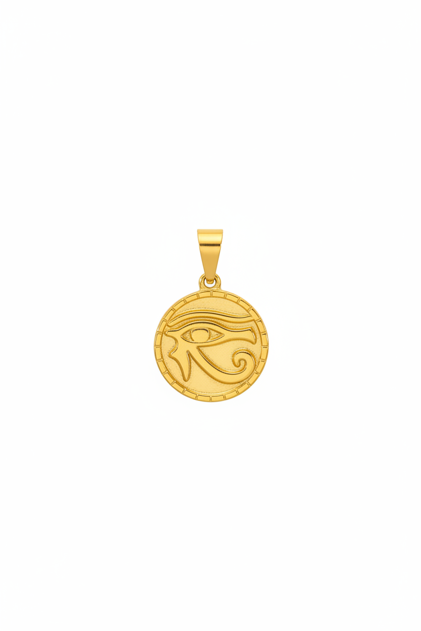 Eye of Horus Round Pendant