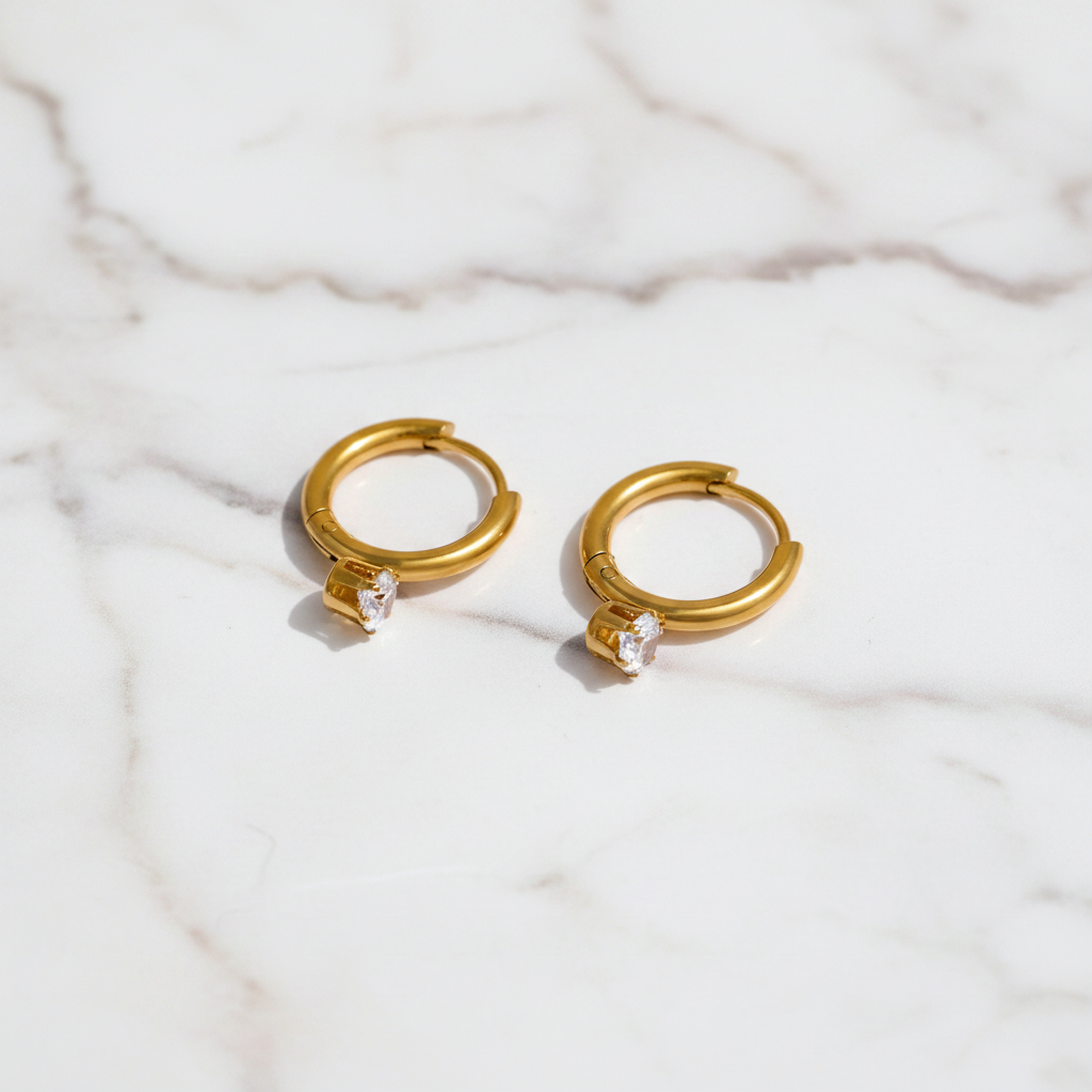 Alyssa Huggie Earrings