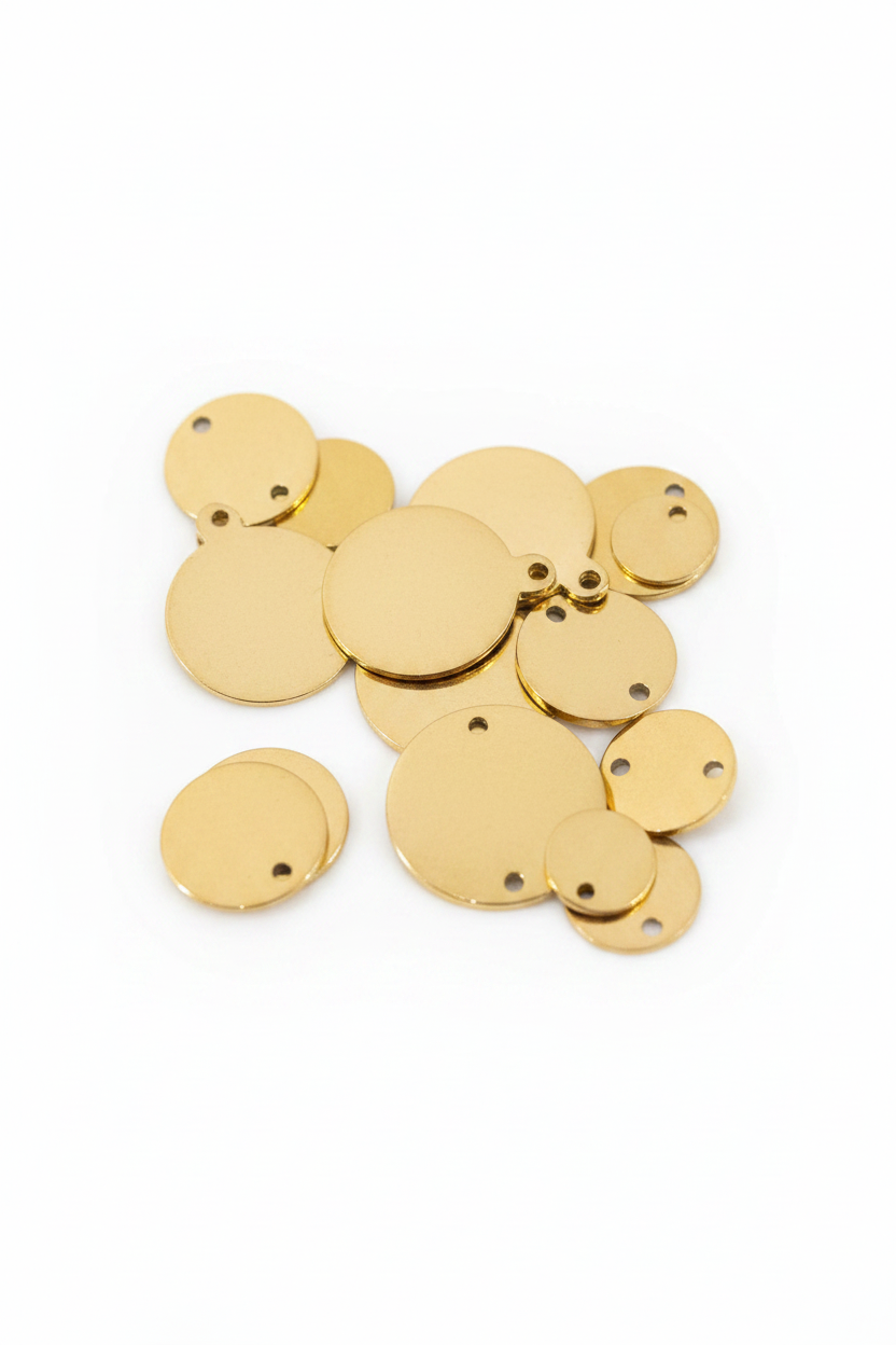 Round Disc Charms