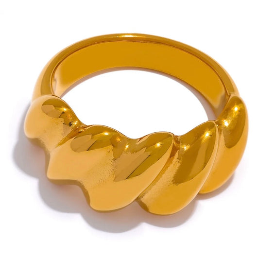 Joanne Croissant Dome Ring