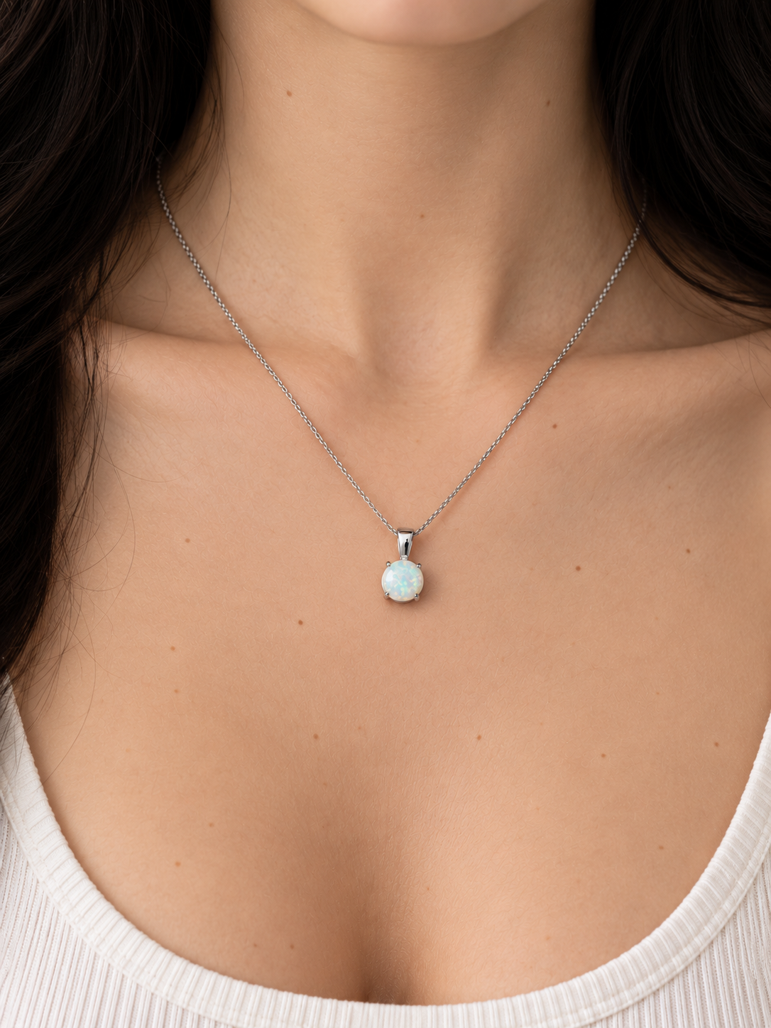 Small Opal Necklace