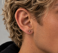 2 mm Gold Plated Theo Studs
