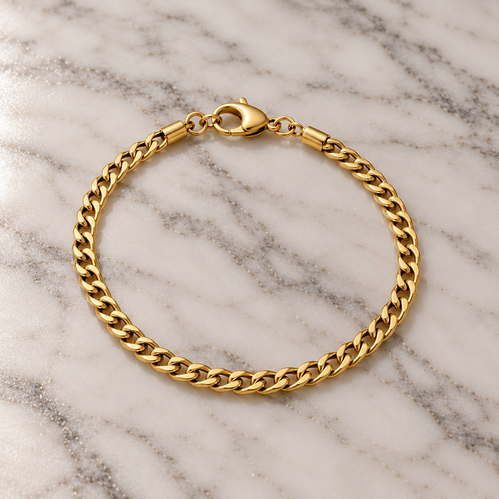 Aris 3mm Cuban Chain Bracelet