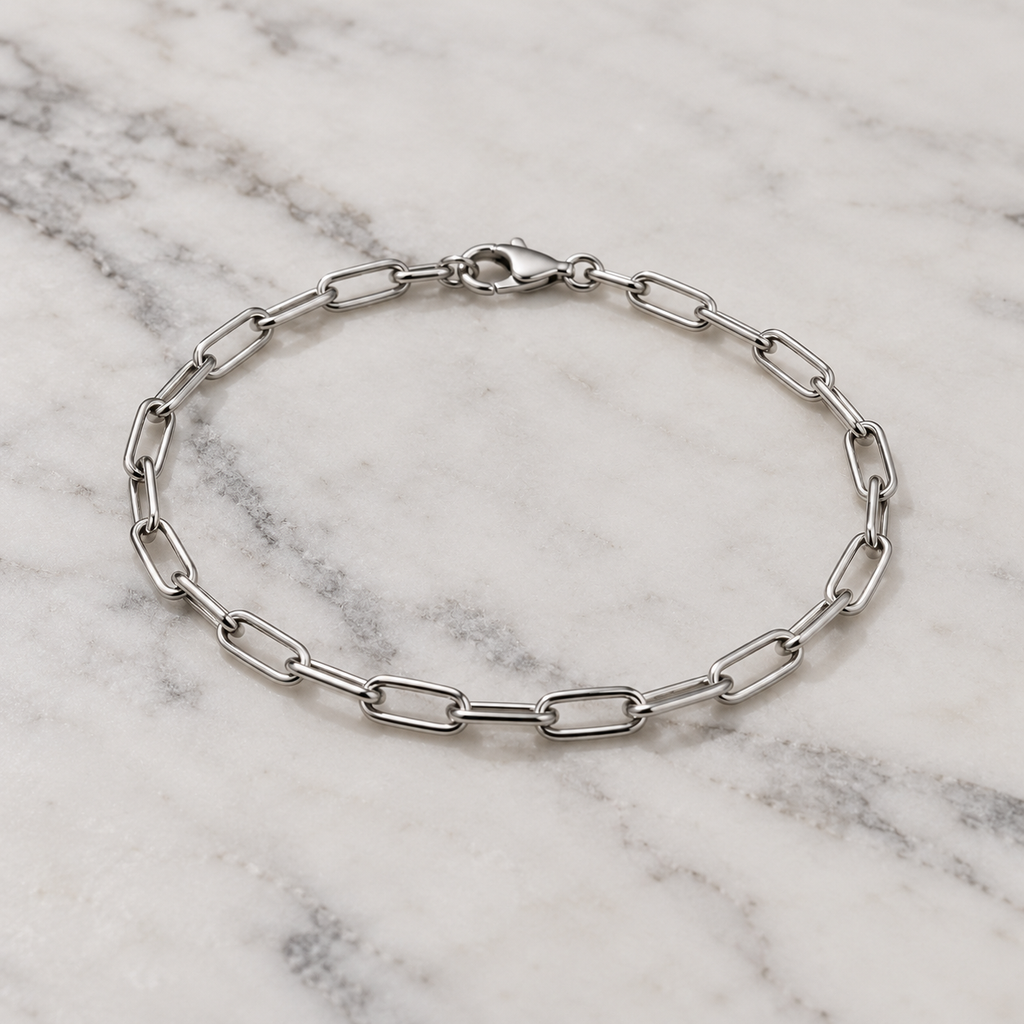 Dimitris Paperclip Chain Bracelet 6.5mm x 2.5mm