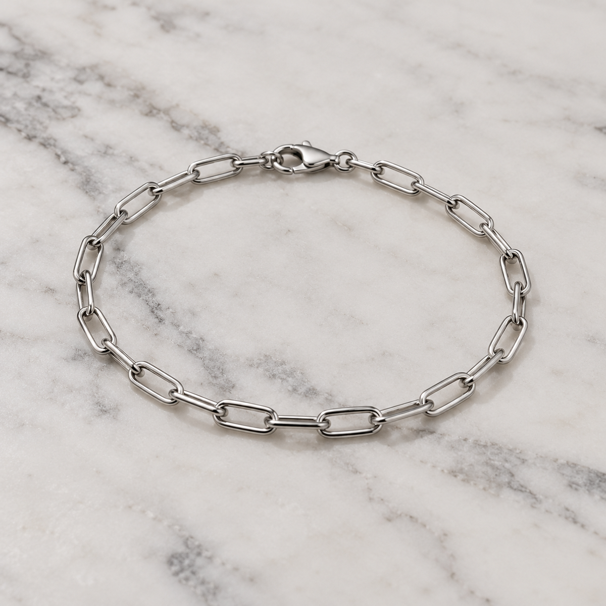 Dimitris Paperclip Chain Bracelet 6.5mm x 2.5mm