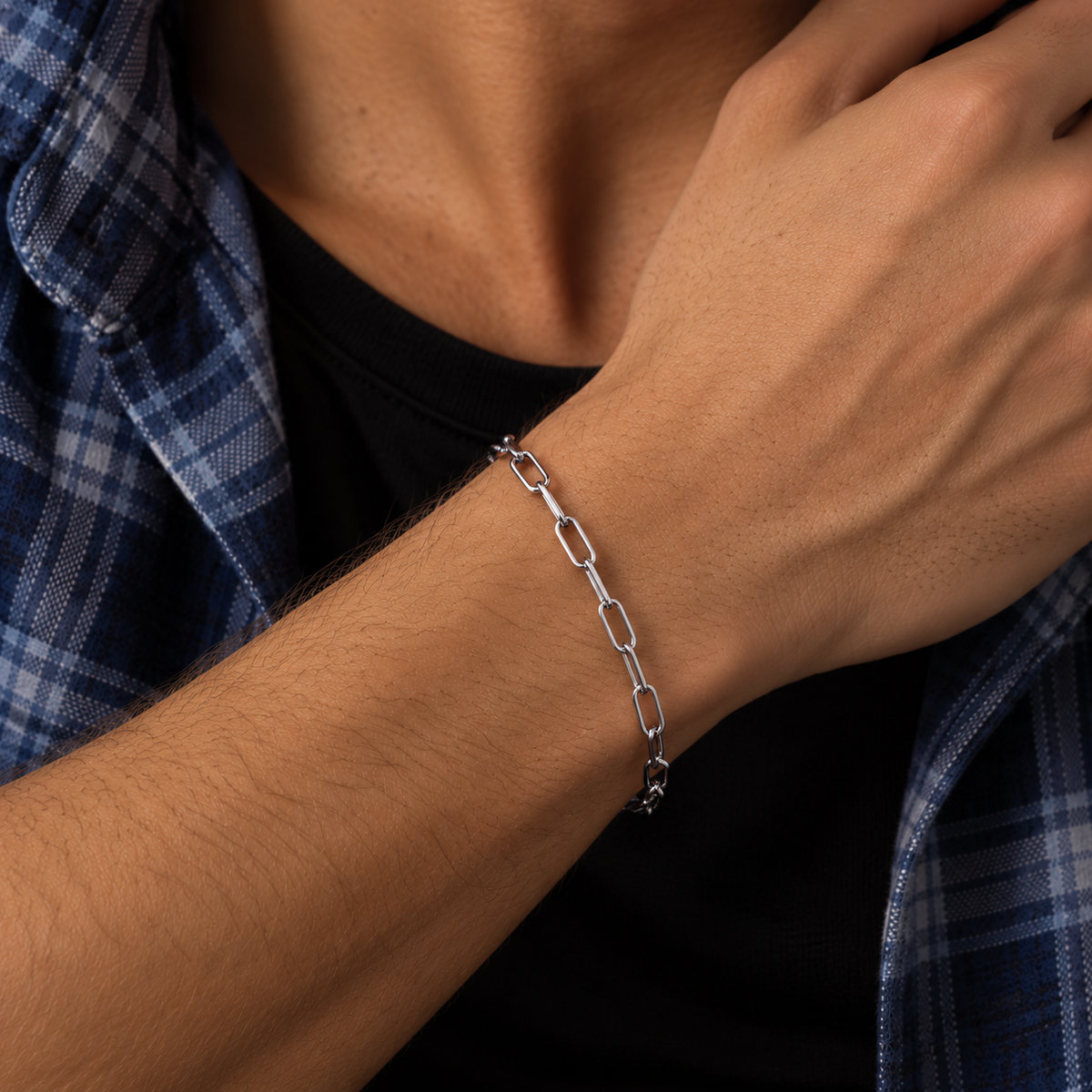 Dimitris Paperclip Chain Bracelet 6.5mm x 2.5mm