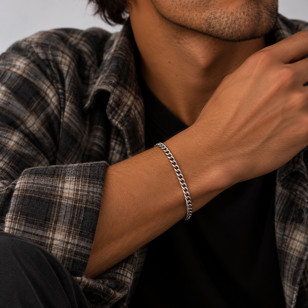 Aris 3mm Cuban Chain Bracelet