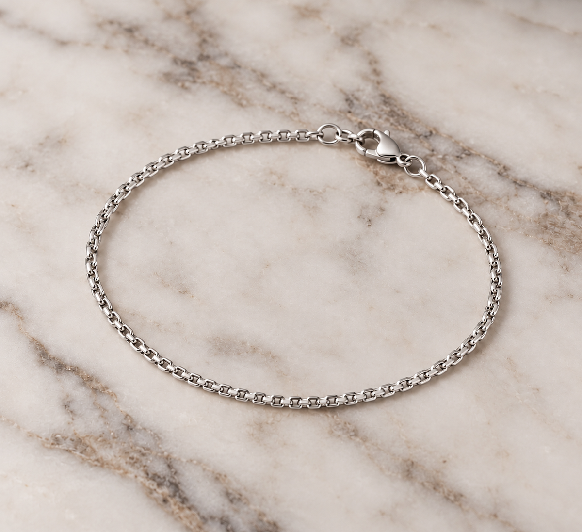 Leto 3 mm Rollo Chain Bracelet