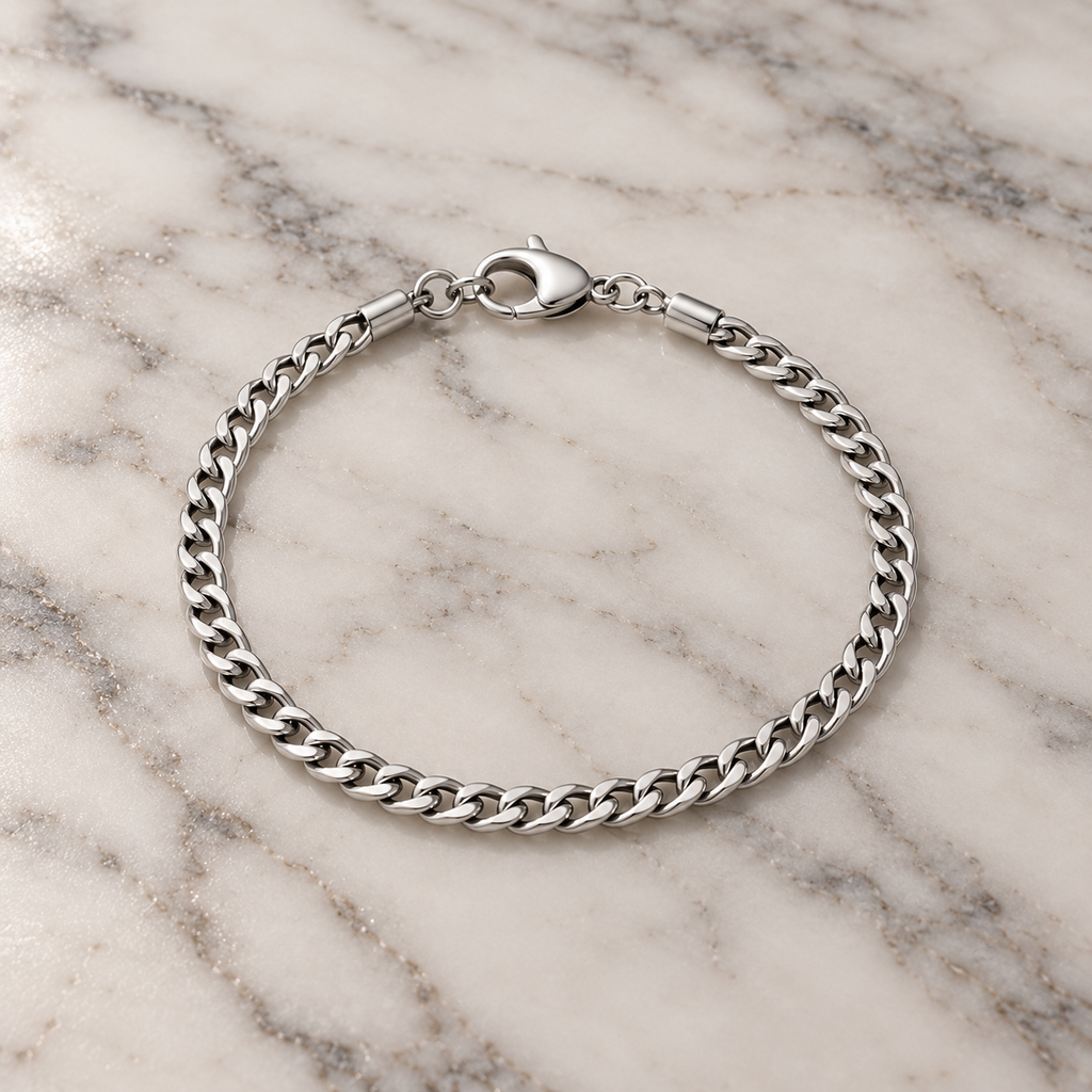 Aris 3mm Cuban Chain Bracelet