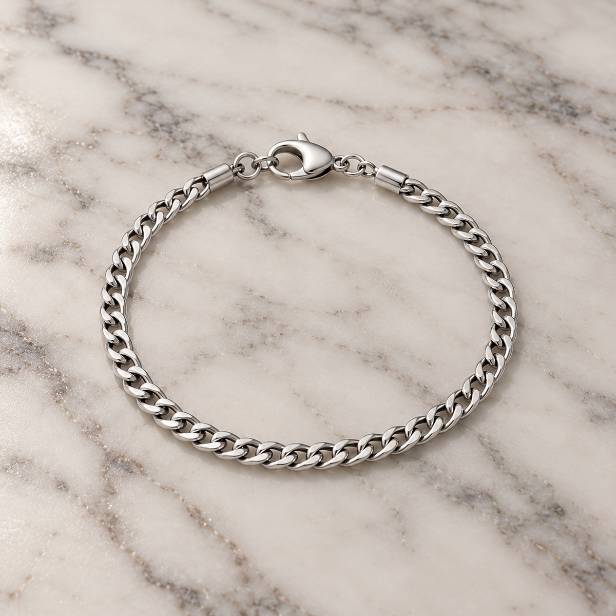 Aris 3mm Cuban Chain Bracelet