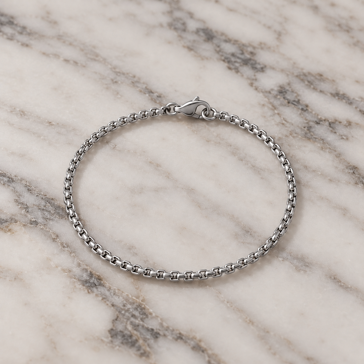 Troy 4mm Rollo Chain Bracelet