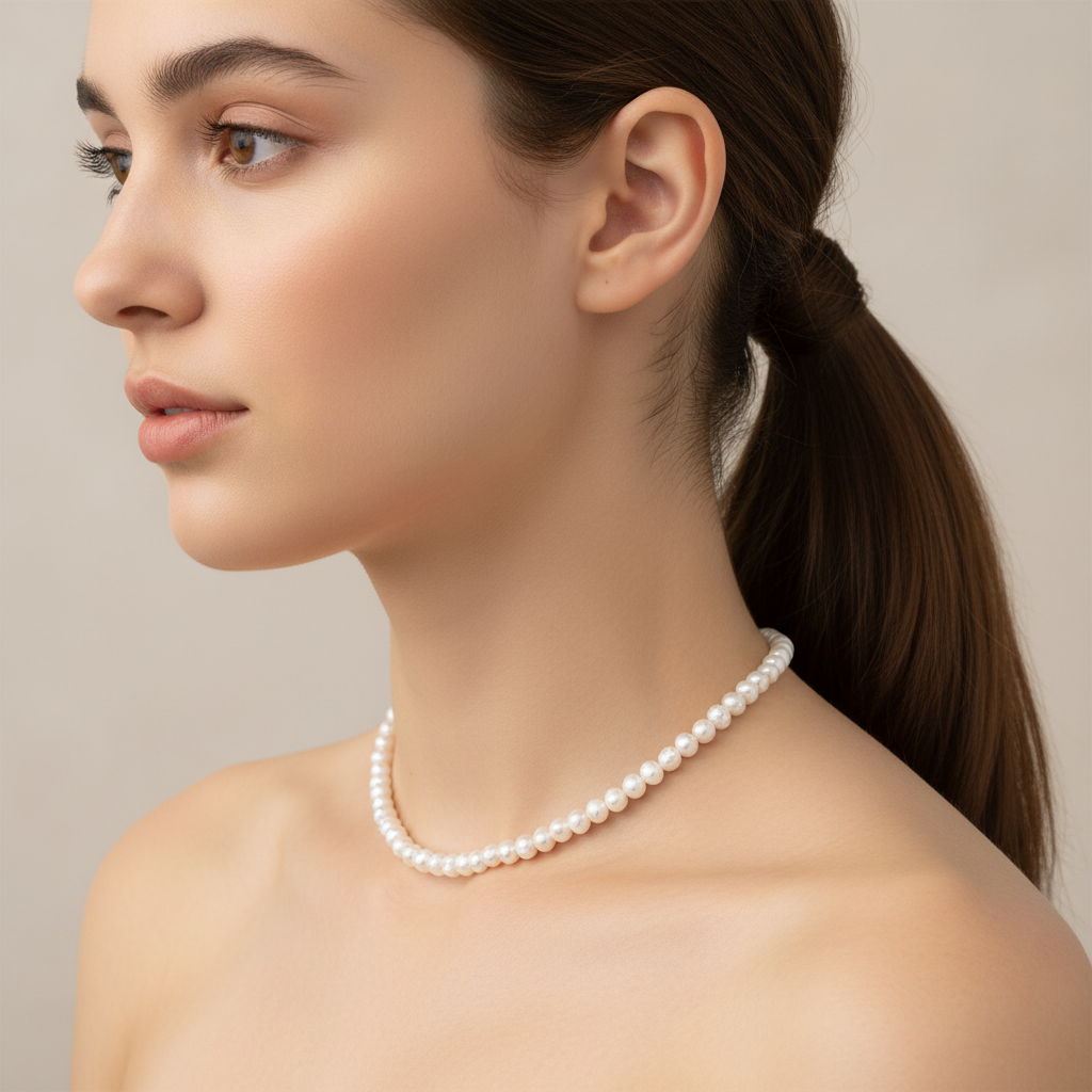 “Pearl” Full Beaded Necklace