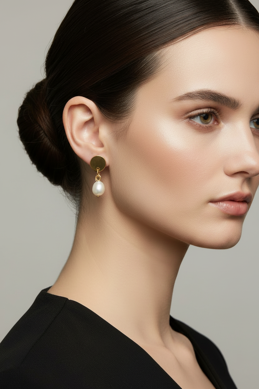 Pearl Stud Earrings #E324