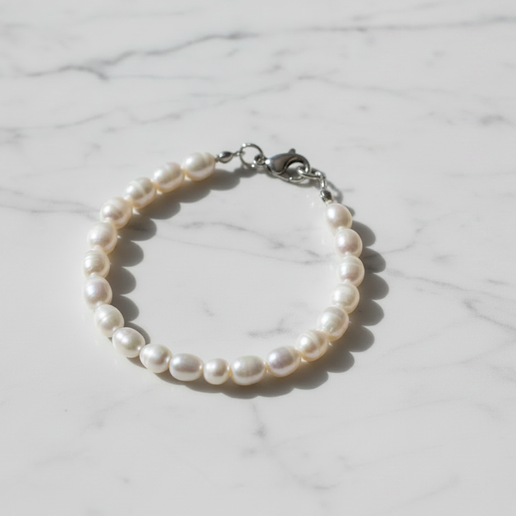 Pearl Stainless Steel Bracelet