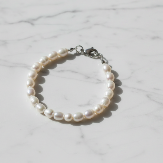 Pearl Stainless Steel Bracelet
