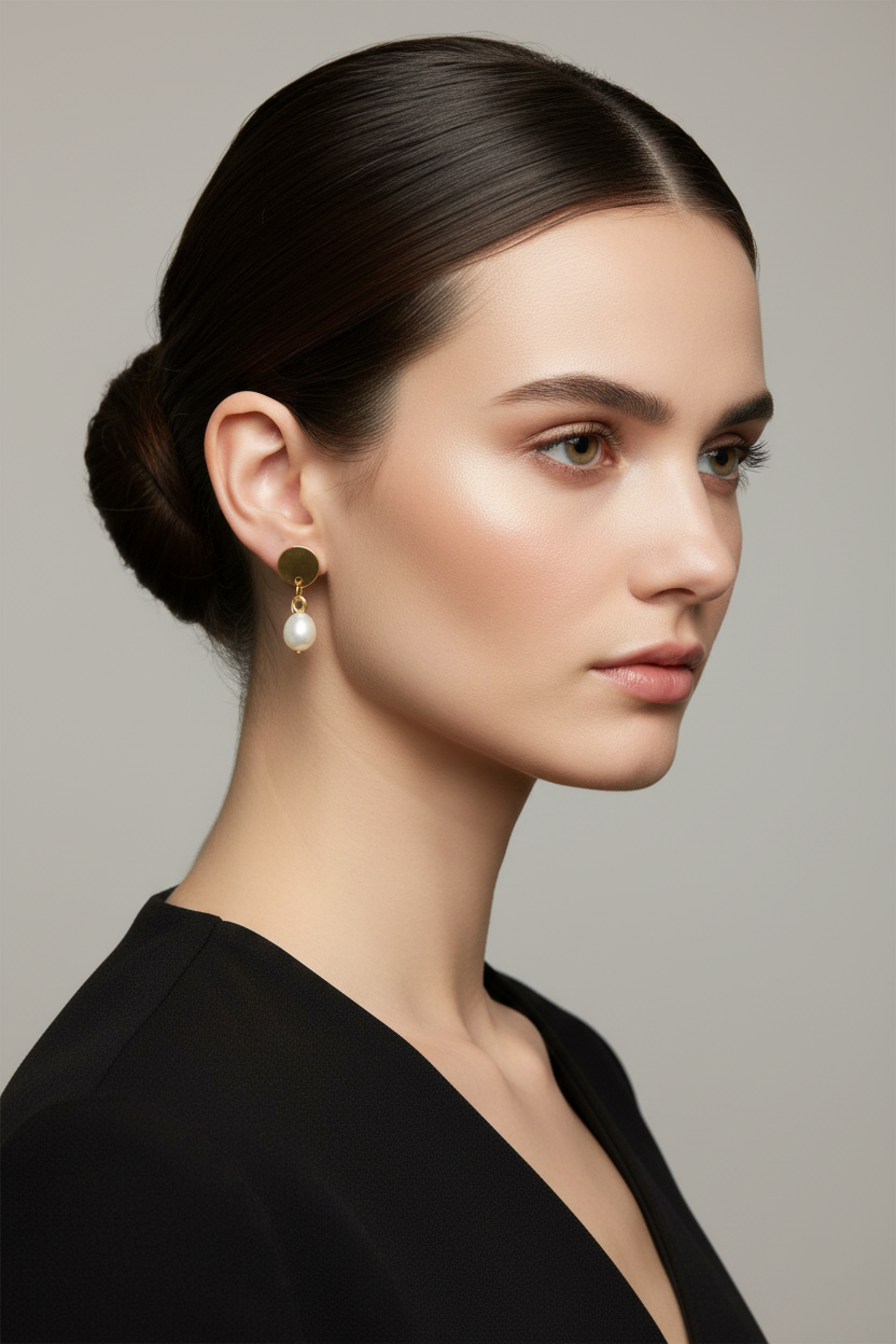 Pearl Stud Earrings #E324