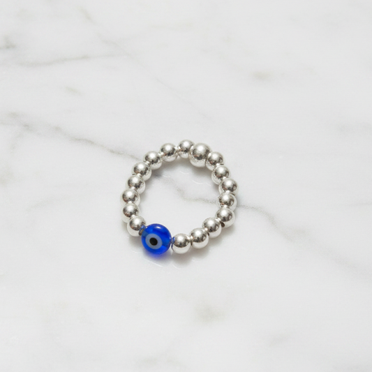 Silver Evil Eye Rings