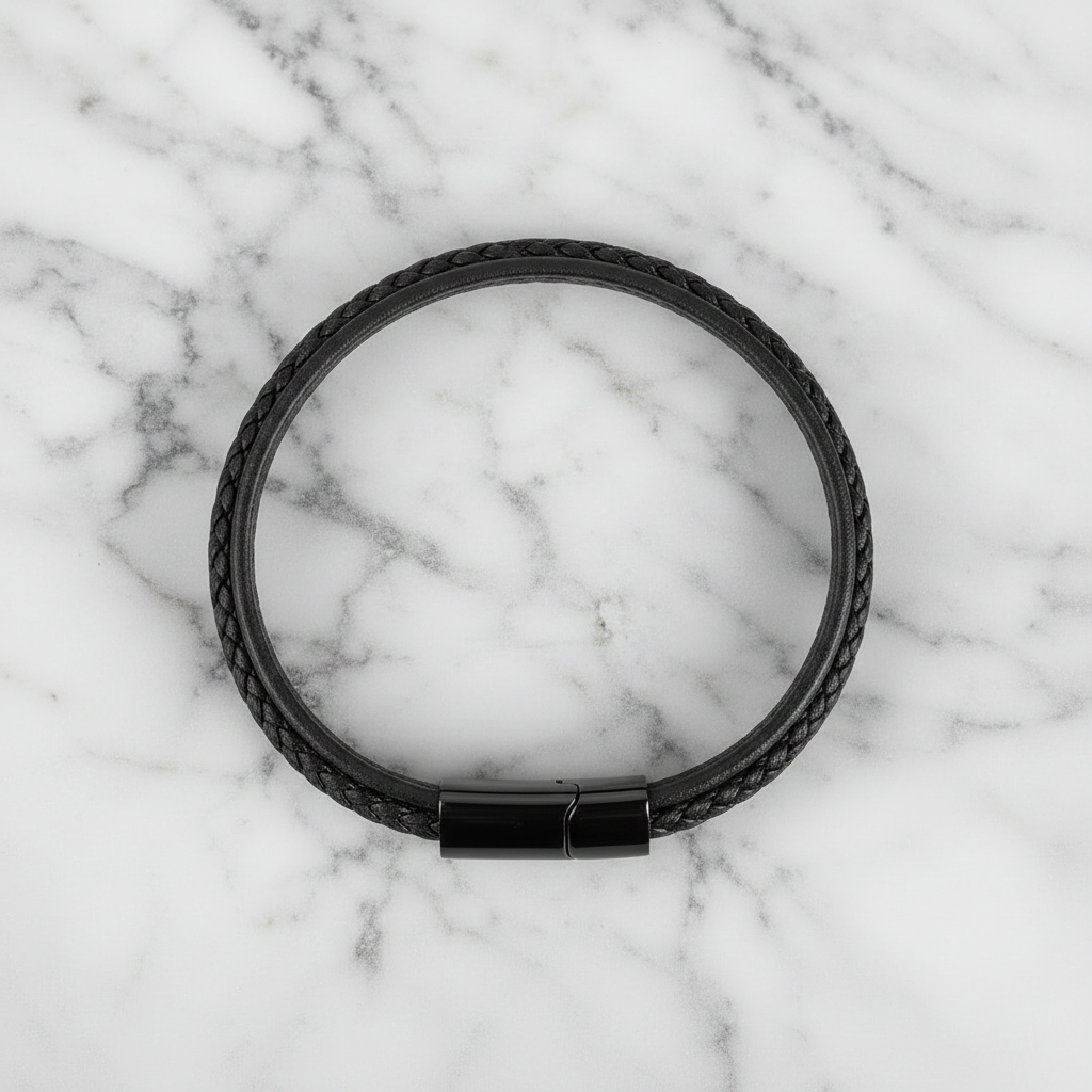 Leather Clasp Bracelet