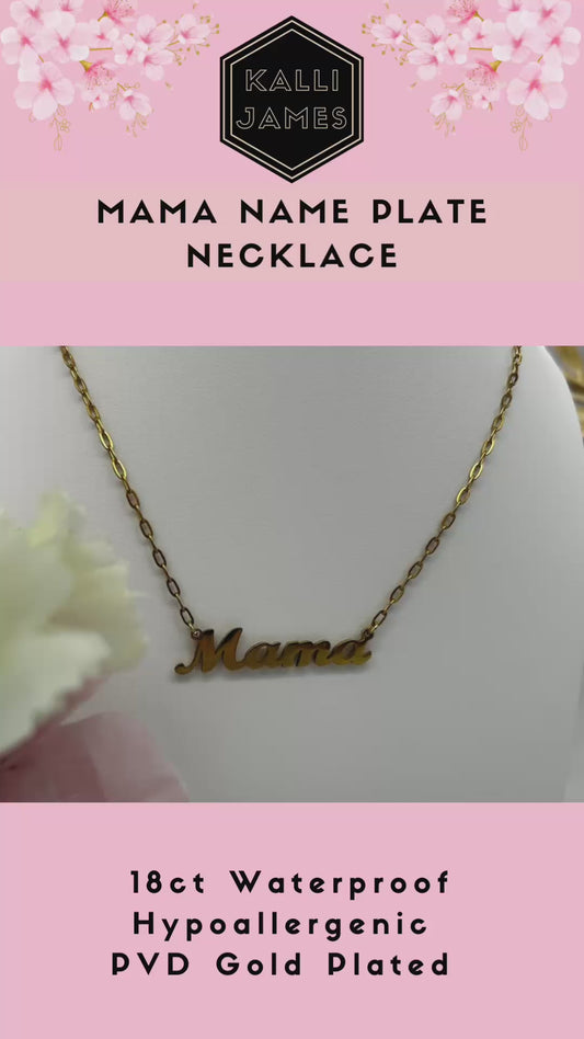 Mama Name Plate - Necklace