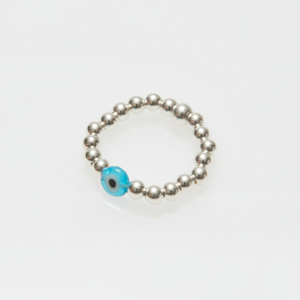 Silver Evil Eye Rings