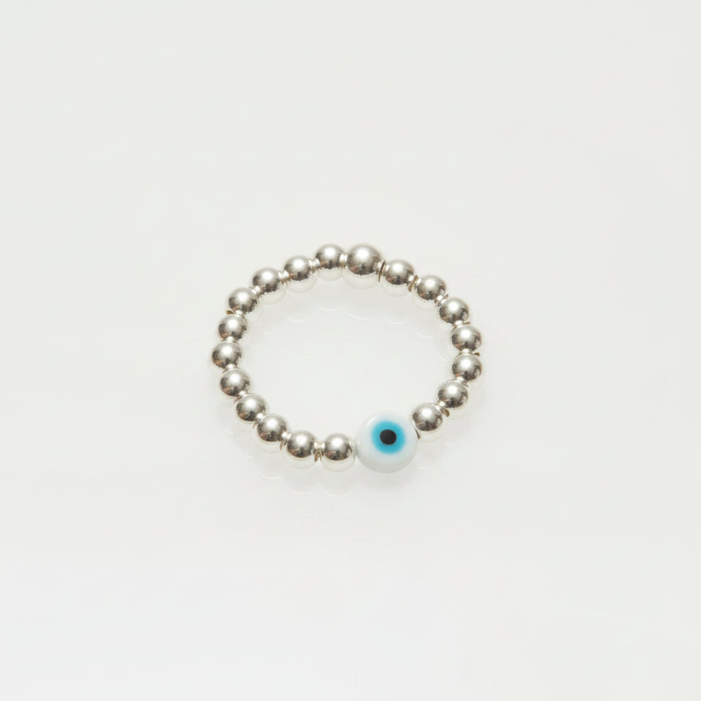 Silver Evil Eye Rings