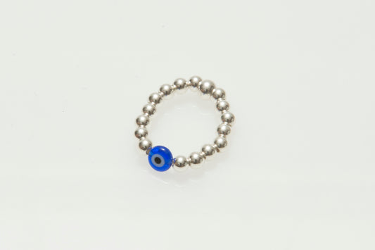 Silver Evil Eye Rings